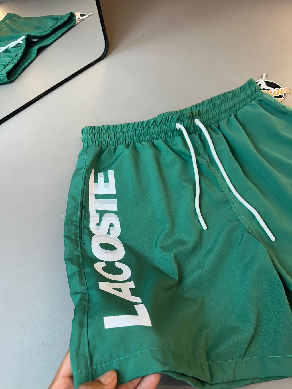 BERMA LACOSTE SPORT LETREIRO