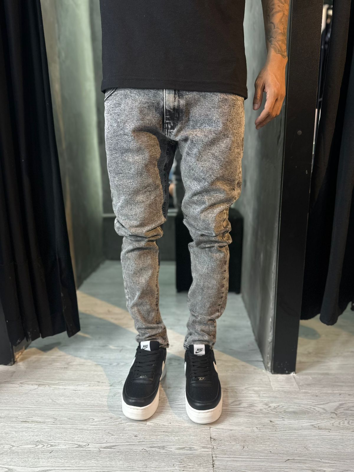 CALÇA JOGADOR LISA CINZA