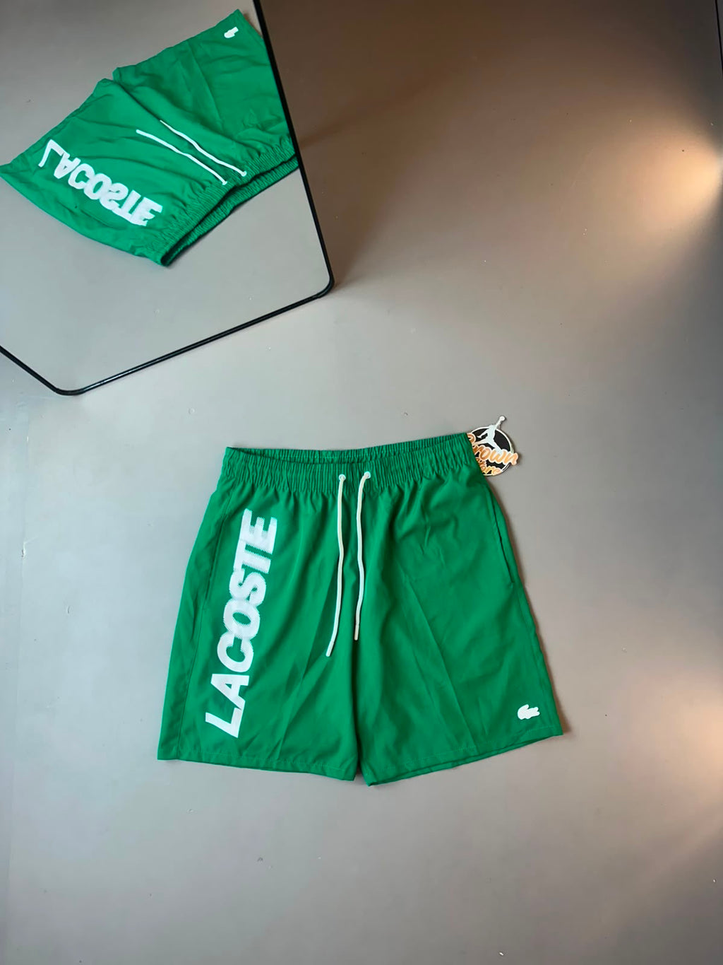 BERMA LACOSTE LETREIRO - VERDE