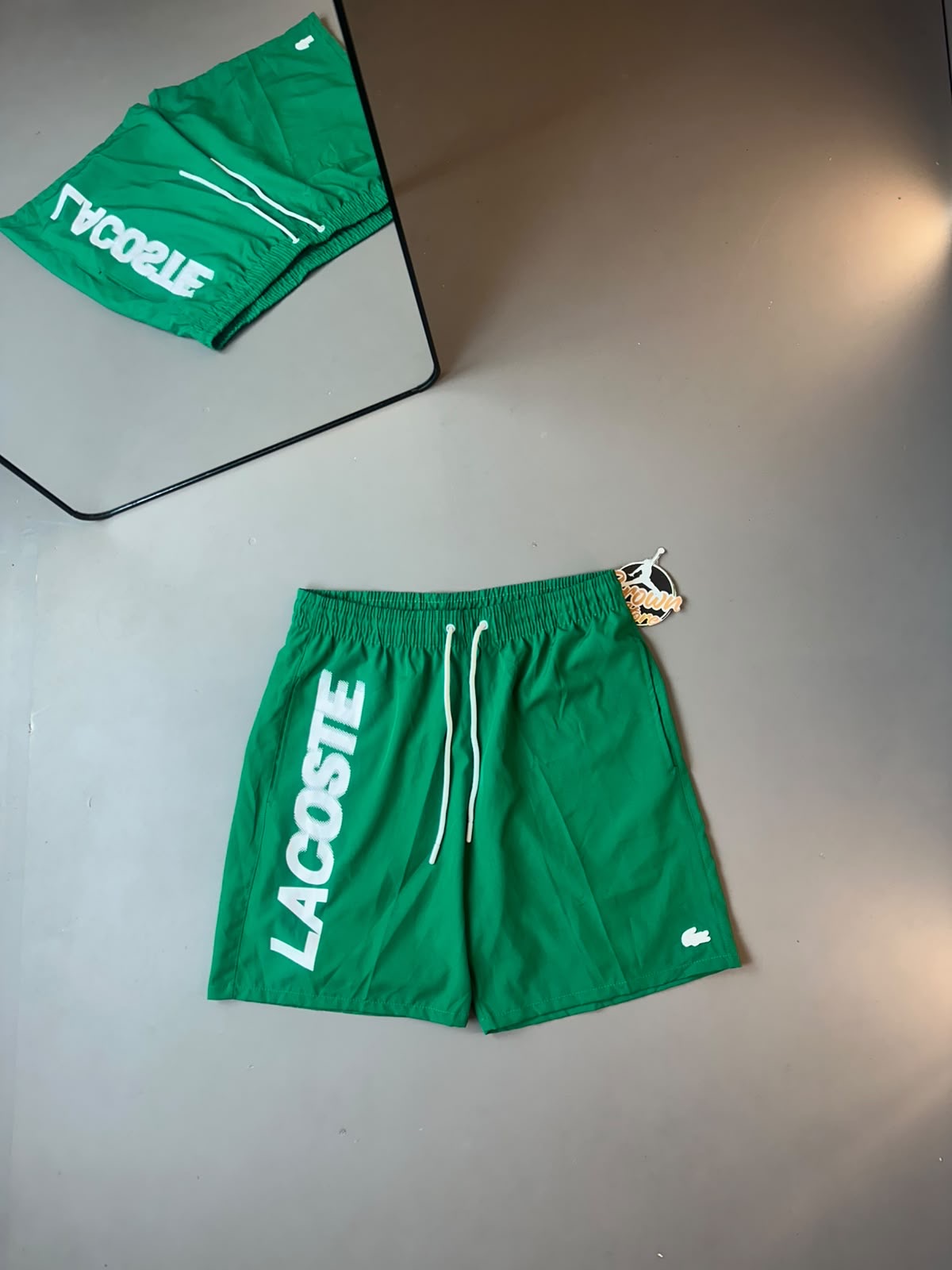BERMA LACOSTE LETREIRO - VERDE