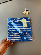 CAMISETA BROOKSFIELD LISTRADA AZUL