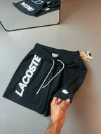 BERMA LACOSTE LETREIRO - PRETO