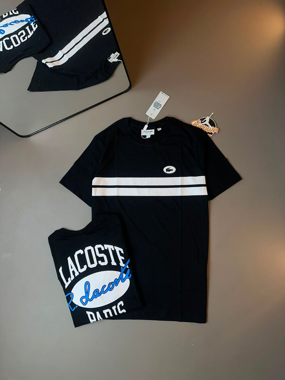 CAMISETA LACOSTE SPORT PARIS - PRETA