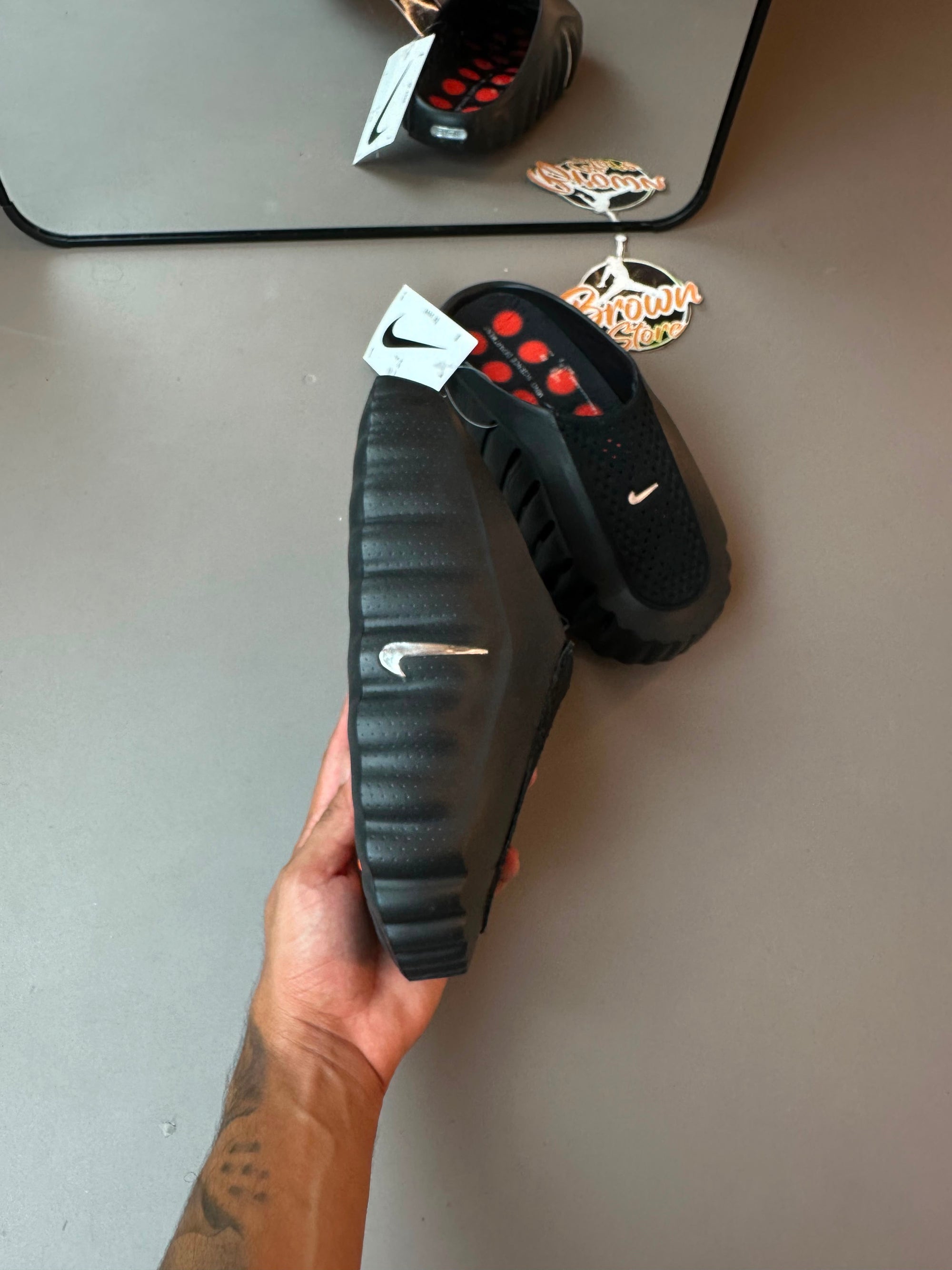 CHINELO SLIDE NIKE MIND 001 - PRETO