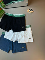 KIT CUECA LACOSTE  PACK 3