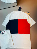 CAMISETA TOMMY HILFIGER DUPLA BRANCA