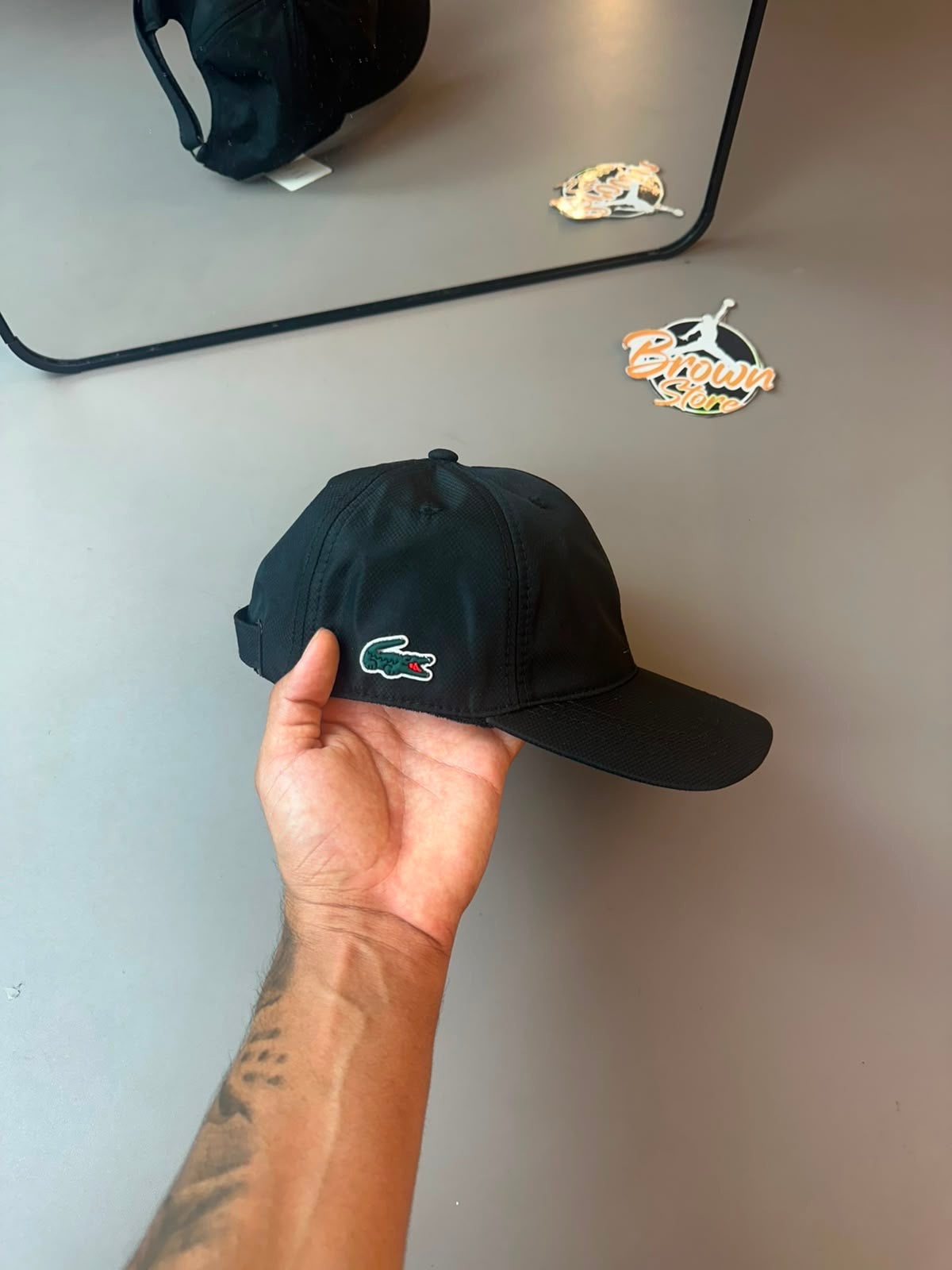 BONÉ SPORT LACOSTE 2025 PRETO