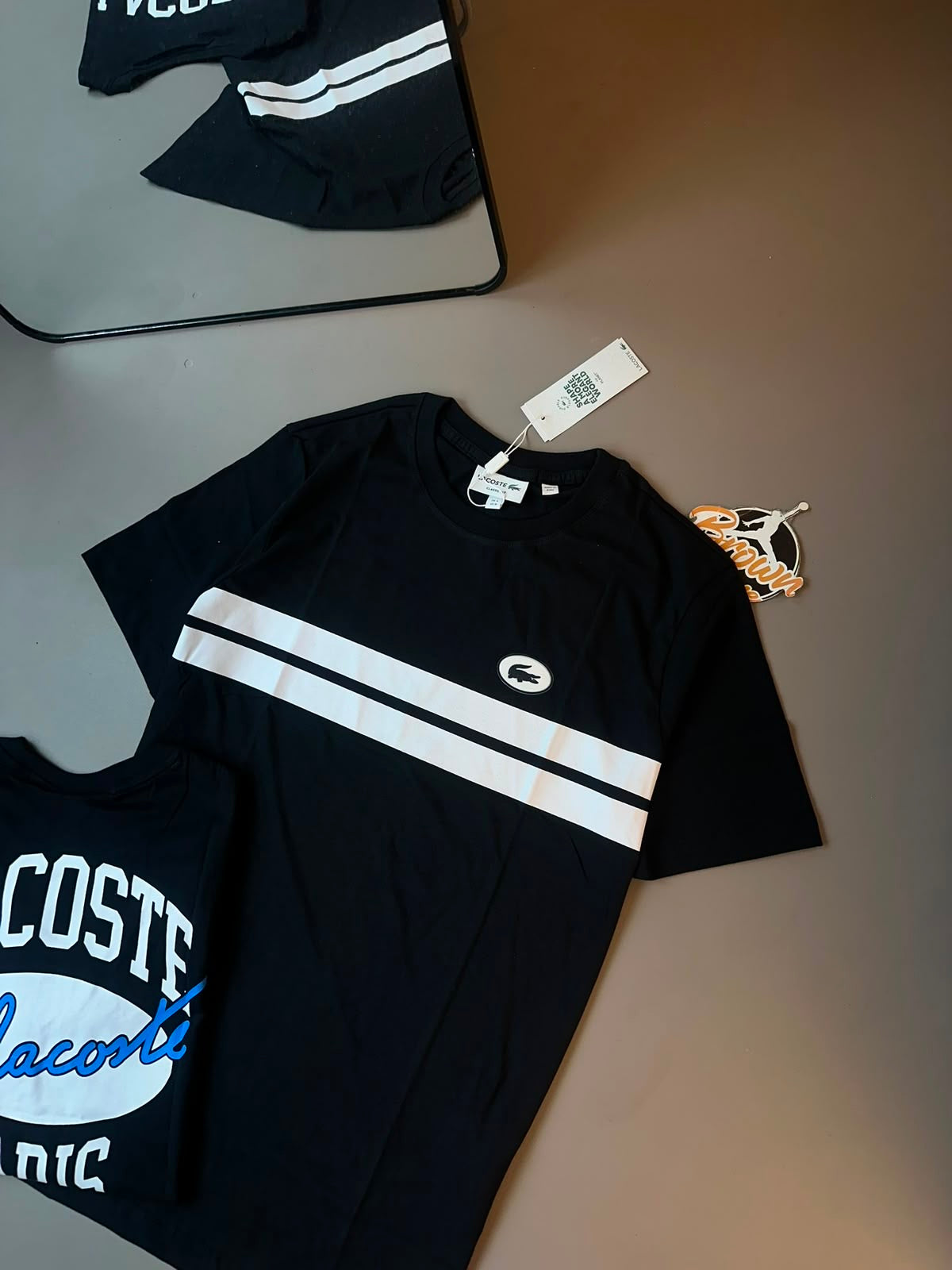 CAMISETA LACOSTE SPORT PARIS - PRETA