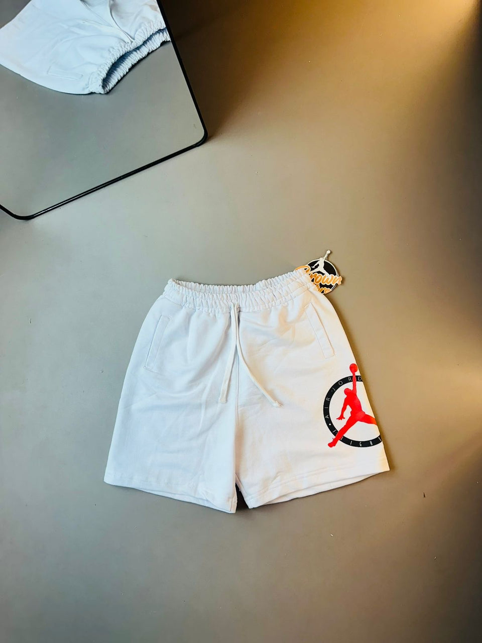 BERMA MOLETOM JORDAN FLIGHT- BRANCA