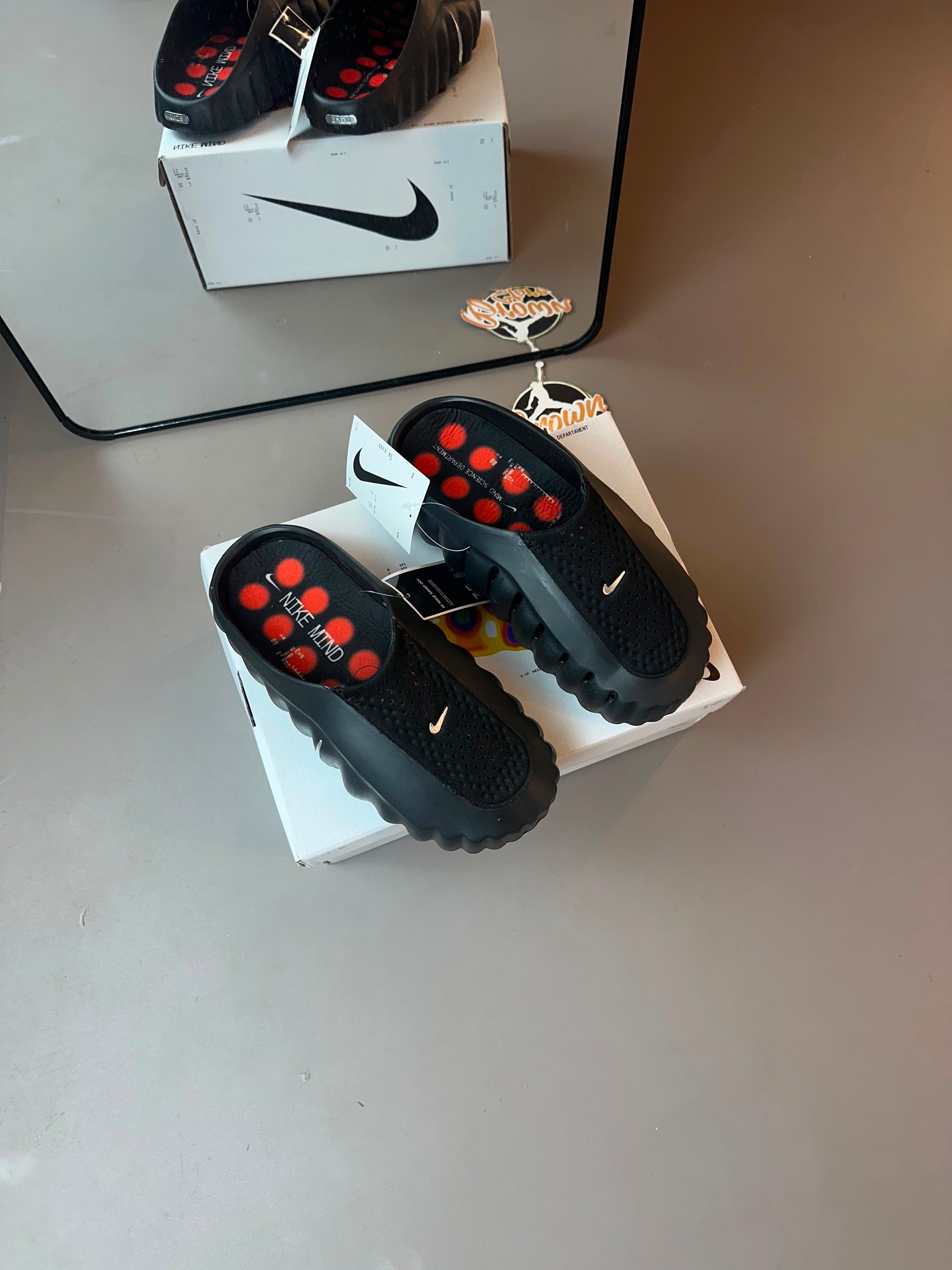 CHINELO SLIDE NIKE MIND 001 - PRETO