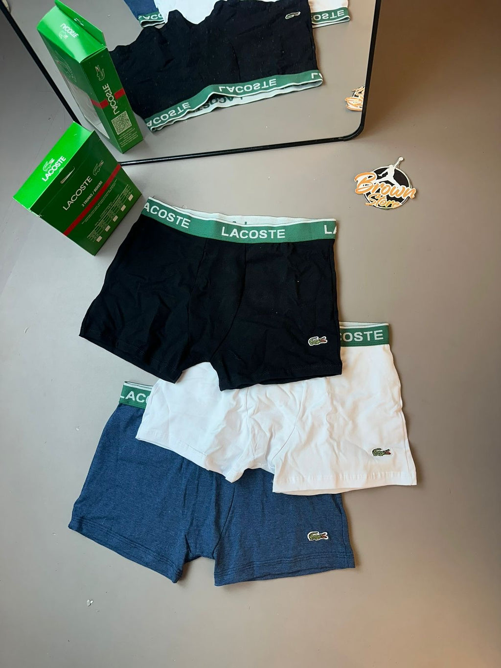 KIT CUECA LACOSTE  PACK 3