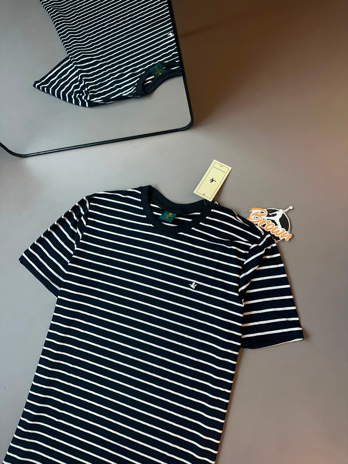 CAMISETA BROOKSFIELD LISTRA PRETA
