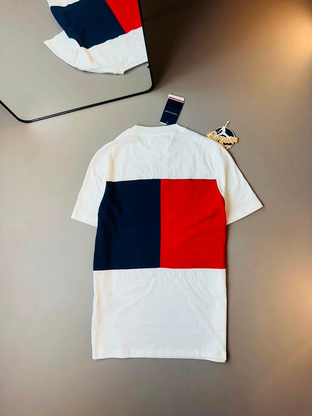 CAMISETA TOMMY HILFIGER DUPLA BRANCA