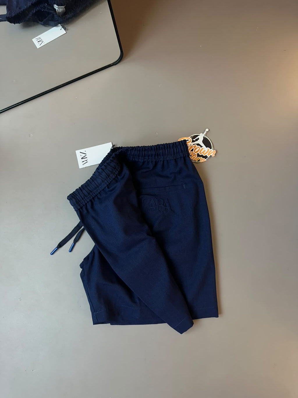 BERMA ZARA LINHO - AZUL MARINHO