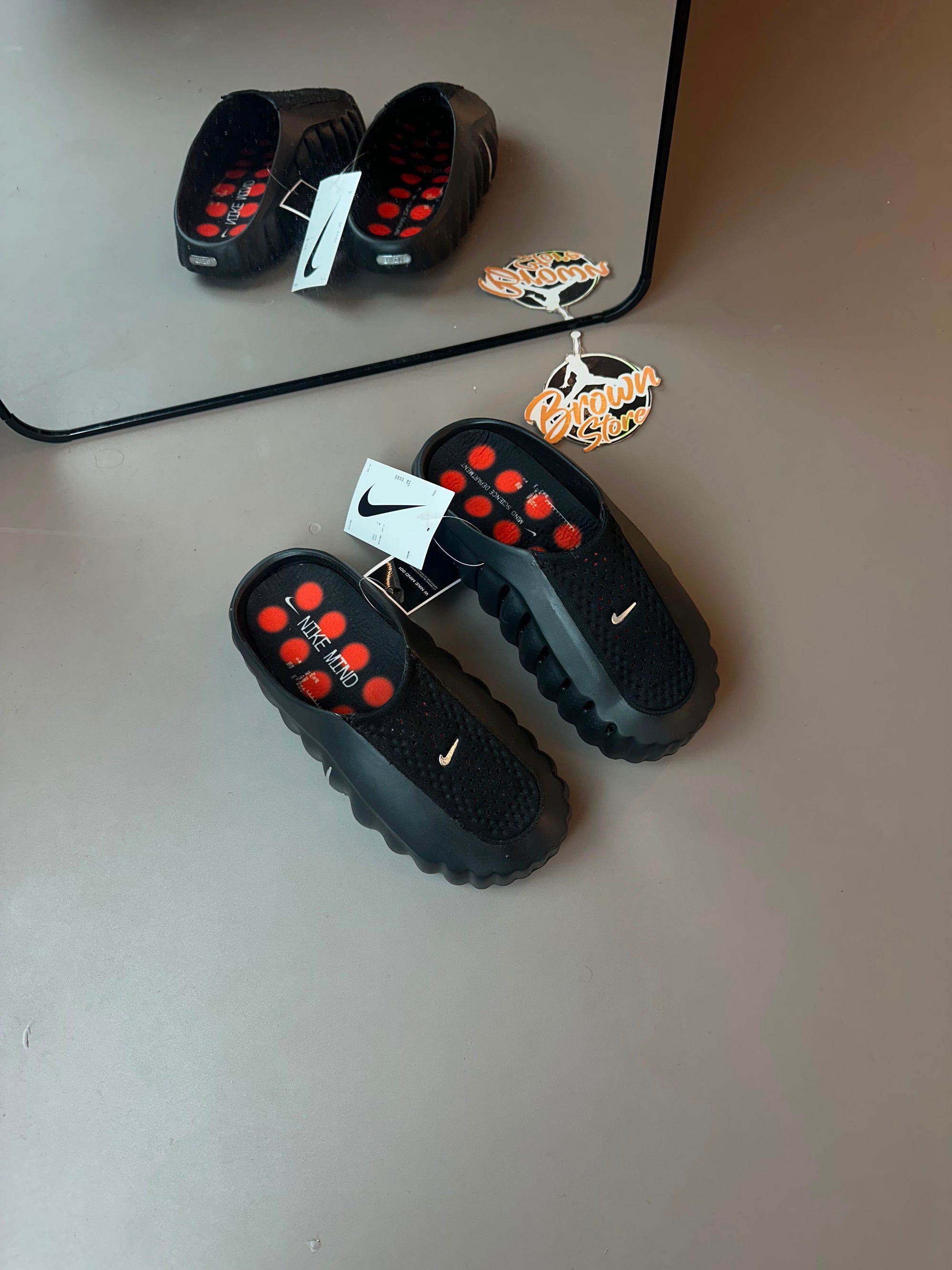 CHINELO SLIDE NIKE MIND 001 - PRETO