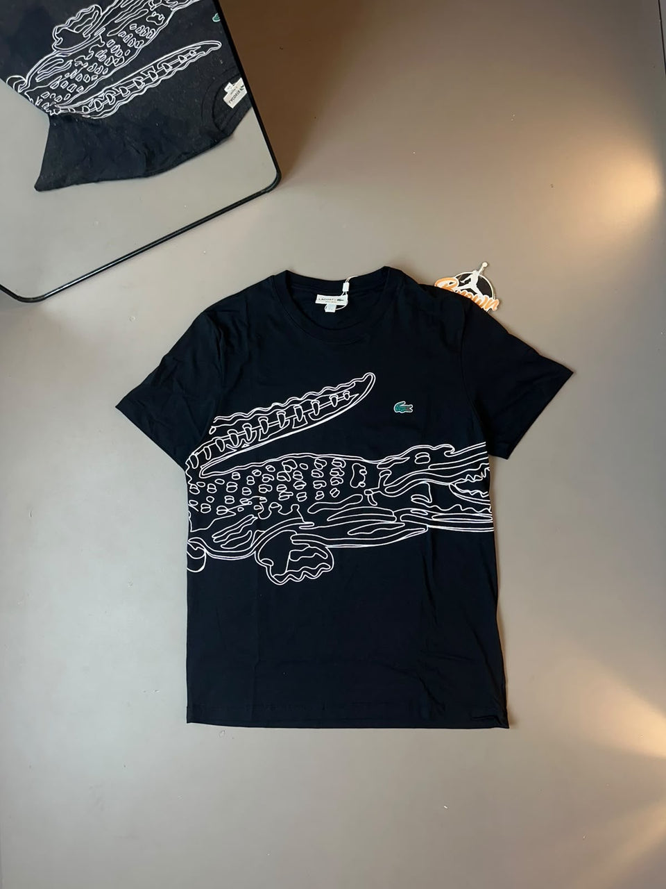 CAMISETA LACOSTE SPORT CROCODILO - PRETA
