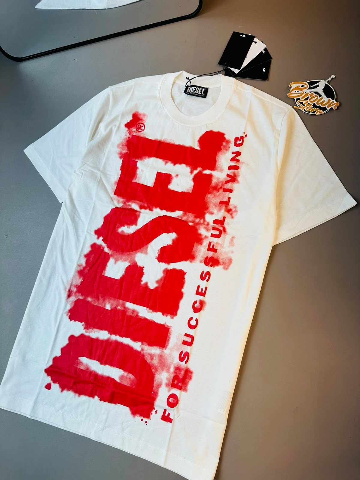 CAMISETA DIESEL T - JUST - E16 - BRANCA